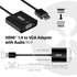 CABLE CLUB 3D CAC-1302 - HDMI 1.4 MALE TO  VGA FEMALE ACTIVE ADAPTER WITH AUDIO