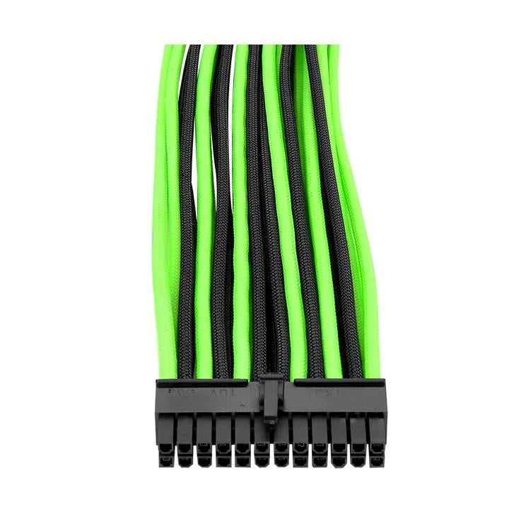 CABLE TTMOD THERMALTAKE BLACK/GREEN 300MM COMBO FULL PACK