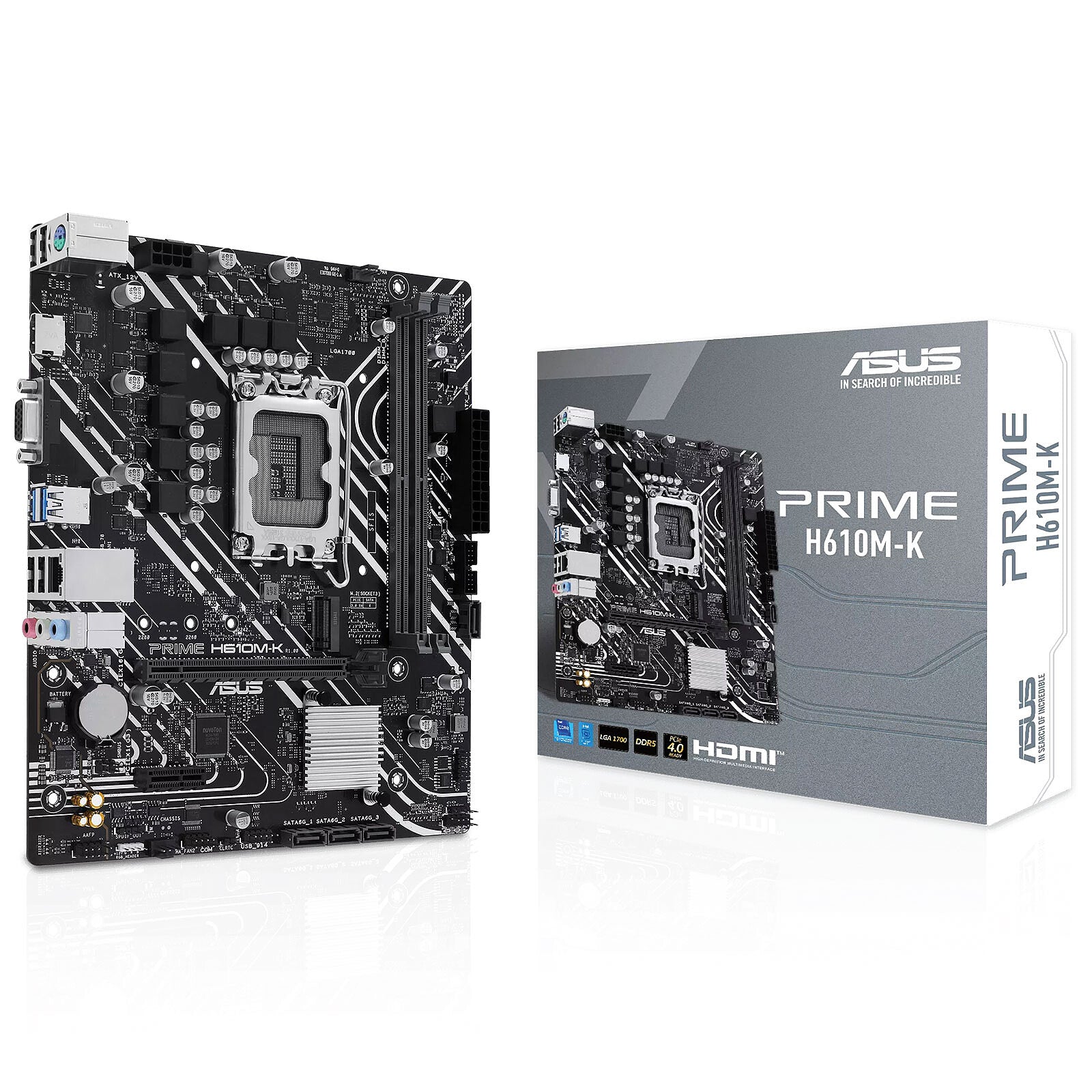 CARTE MERE ASUS PRIME H610 M-K DDR5 LGA 1700