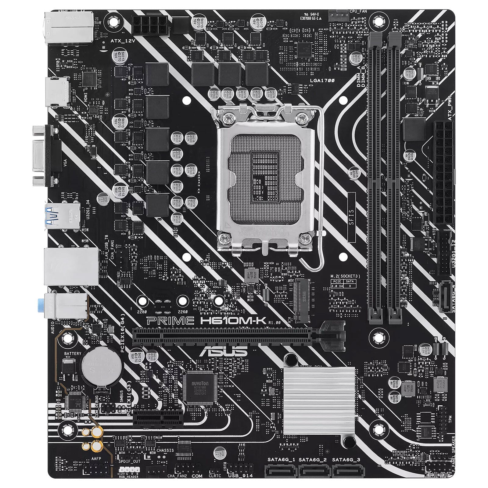 CARTE MERE ASUS PRIME H610 M-K DDR5 LGA 1700