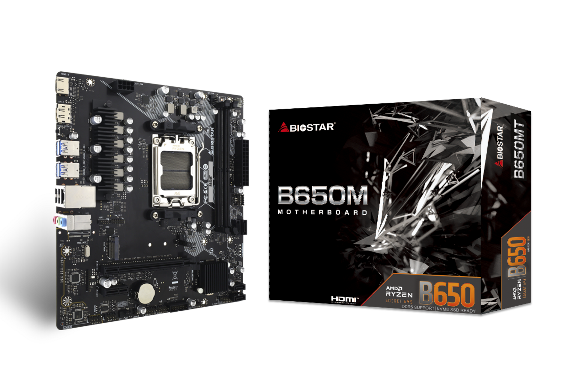 CARTE MERE BIOSTAR B650 MT AM5 DDR5