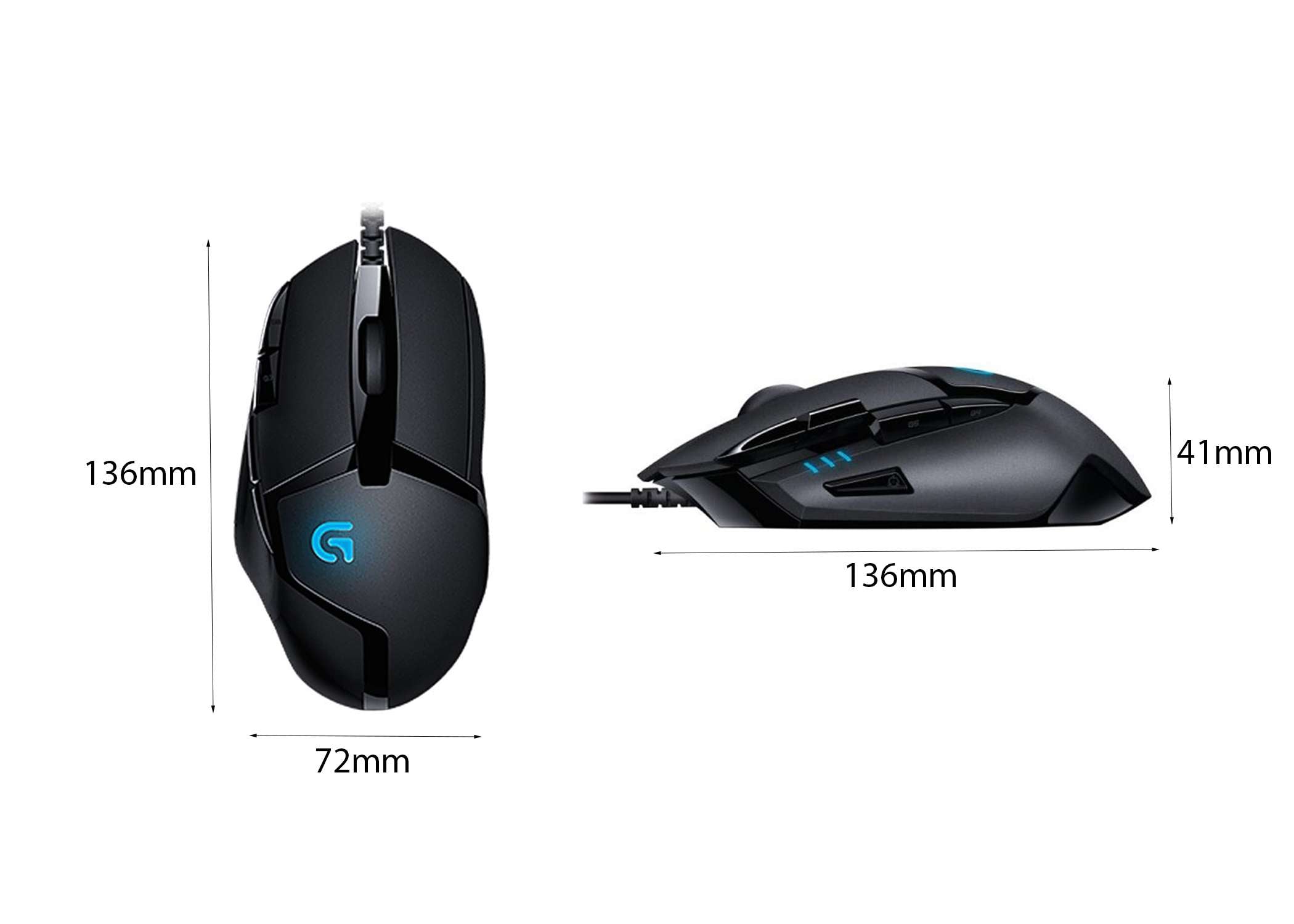 SOURIS LOGITECH G402 HYPERION FURY GAMING