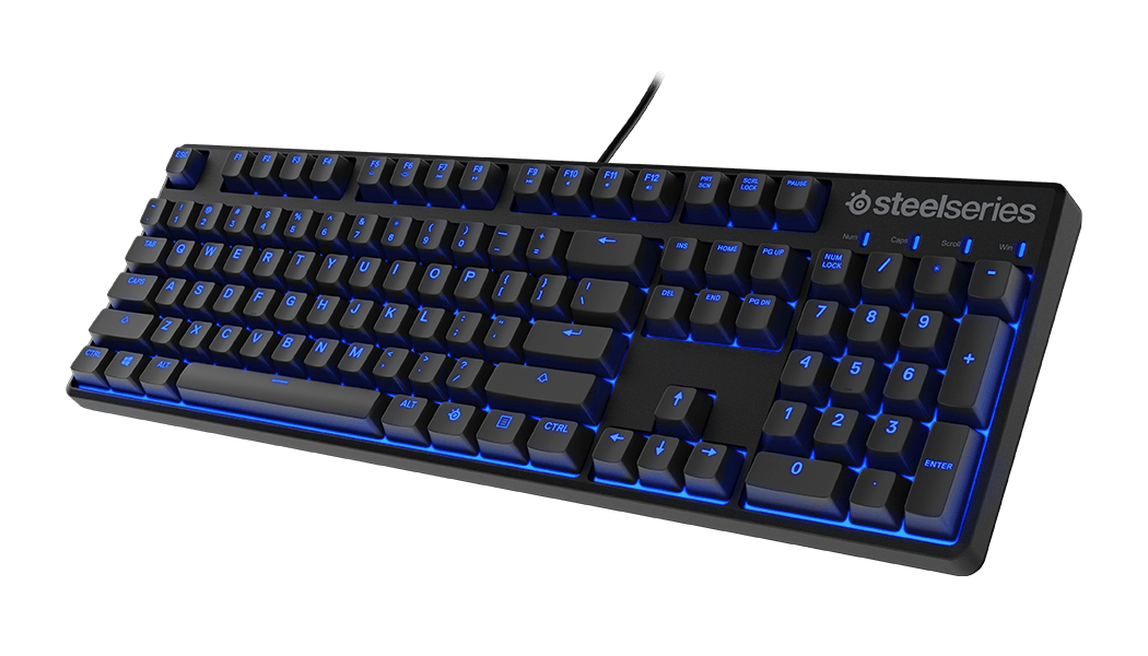 CLAVIER STEELSERIES APEX M400 LED BLEU