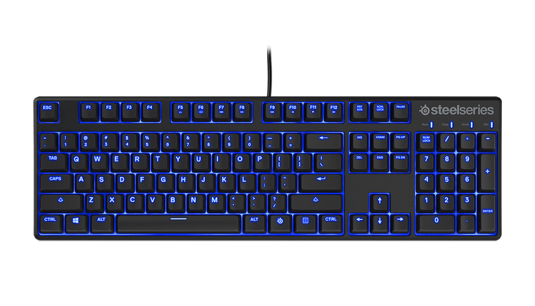 CLAVIER STEELSERIES APEX M400 LED BLEU