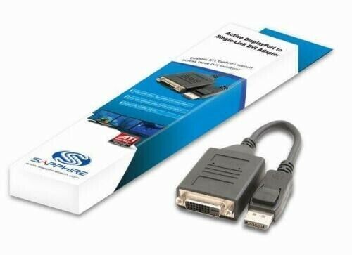 ADAPTATEUR SAPPHIRE ACTIVE DISPLAY PORT(M) TO SINGLE-LINK DVI(F)