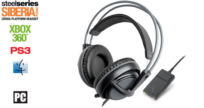 CASQUE STEELSERIES SIBERIA V2 CROSSPLATEFORM BLACK